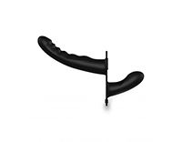 Gode Ceinture Duo Ajustable Ribbed Strap-On