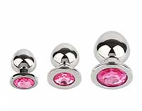 lot 3 plugs anaux bijoux