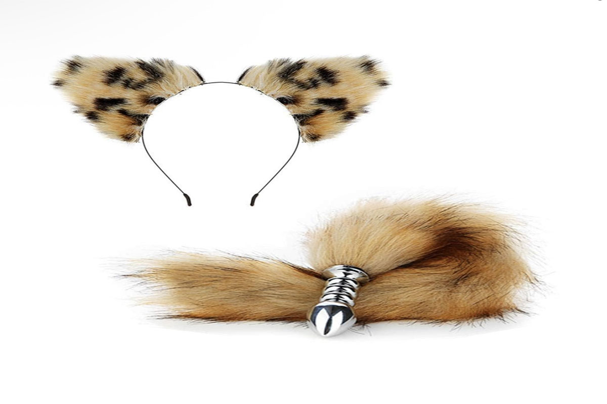 plug anal animale avec queue image